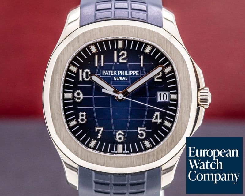 Image of Patek Philippe Aquanaut 5168G 18K White Gold / Blue Dial UNWORN 