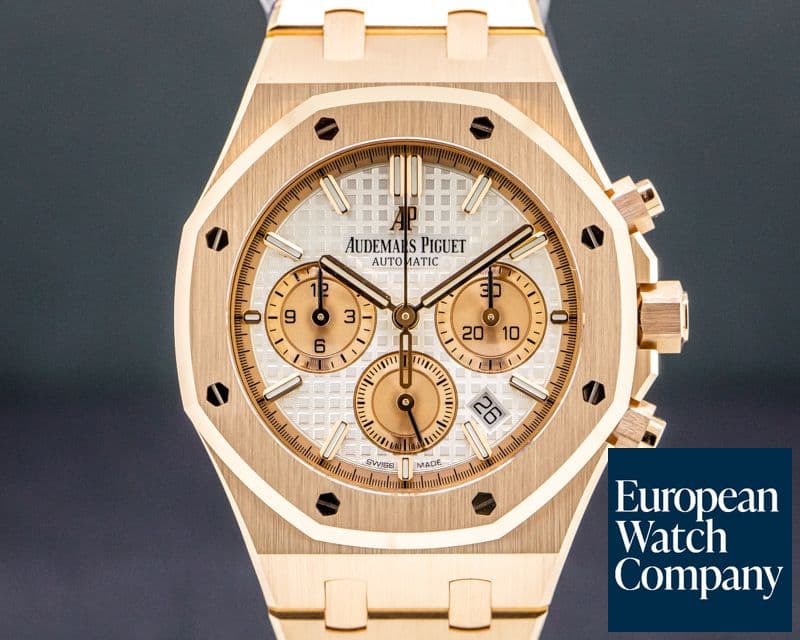 Image of Audemars Piguet Royal Oak Chronograph 18k Rose Gold 38MM UNWORN