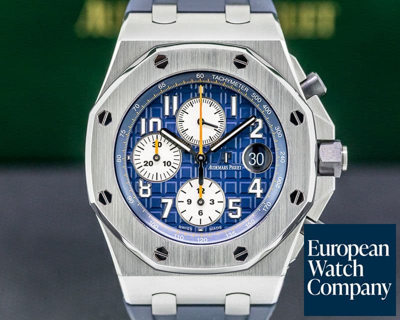 Image of Audemars Piguet Royal Oak Offshore Blue Dial SS / Rubber