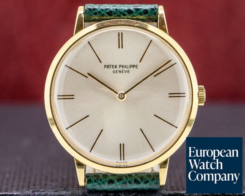 Image of Patek Philippe Vintage 3468 Manual Wind 18k Yellow Gold