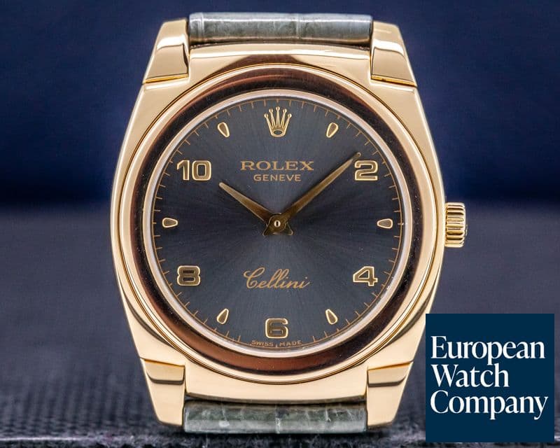 Image of Rolex Cellini Cestello 18K Rose Gold / Grey Dial