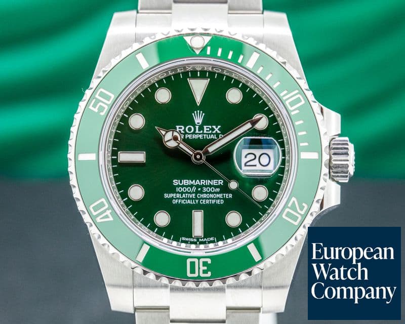 Image of Rolex Submariner "Hulk" Green Ceramic Bezel Green Dial SS UNWORN