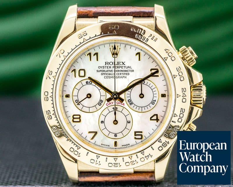 Image of Rolex Daytona 18K Yellow Gold / MOP Dial 