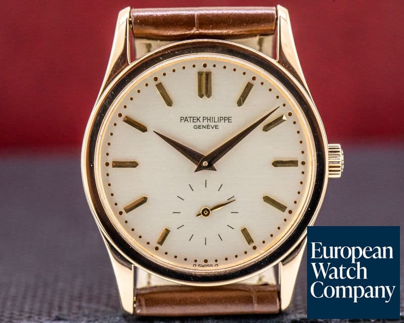 Image of Patek Philippe Calatrava 18K Rose Gold Manual 30.5mm