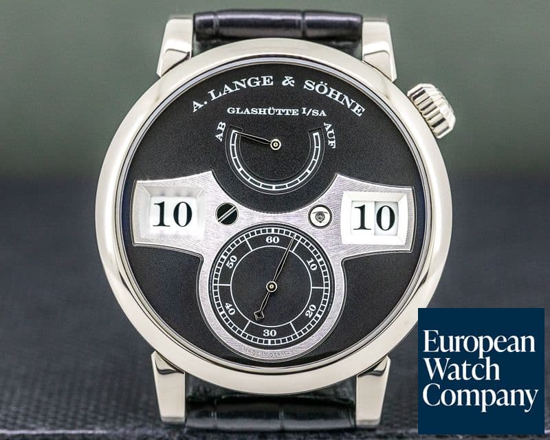 Image of A. Lange and Sohne Zeitwerk 140.029 18K White Gold FULL SET