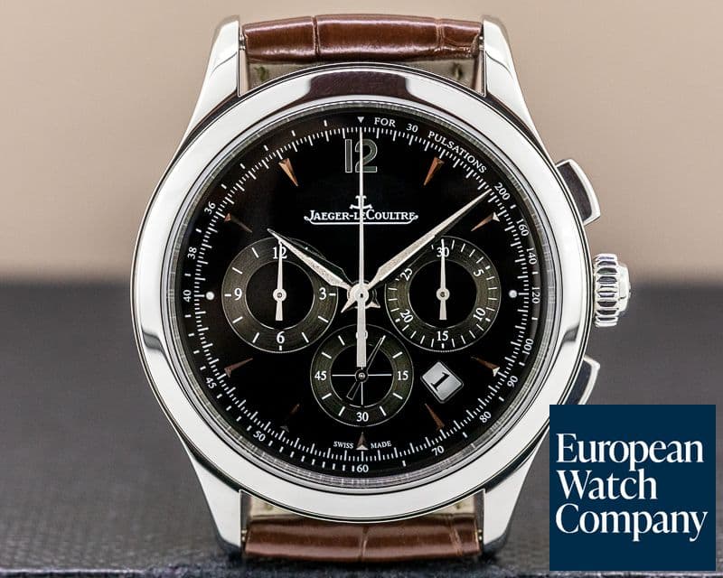 Image of Jaeger LeCoultre Master Control Chronograph SS Black Dial