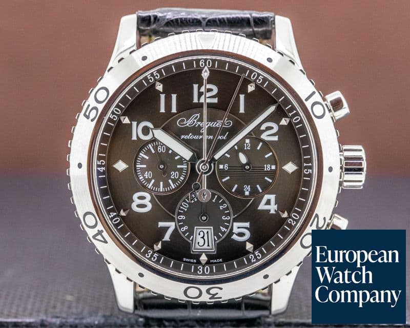 Image of Breguet Type XXI Flyback SS / Alligator 





