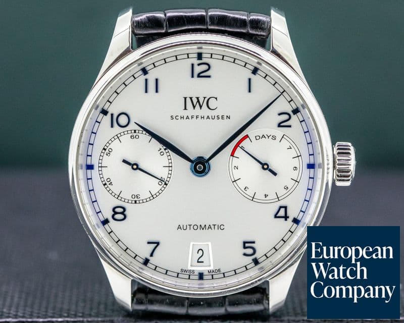 Image of IWC Portugieser 7 Day Automatic SS Silver Dial