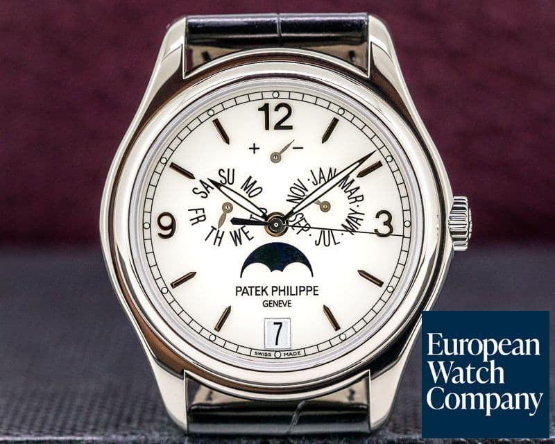 Image of Patek Philippe Annual Calendar 5146G 18K White Gold Porcelain Dial 

