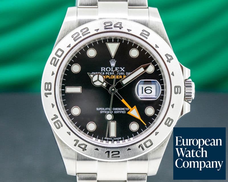 Image of Rolex Explorer II Black Dial SS