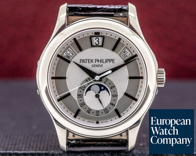 Image of Patek Philippe Annual Calendar 5205G Silver Dial 18K White Gold 

