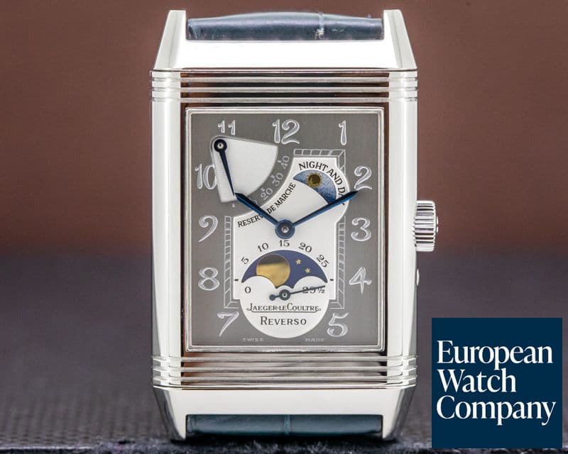 Image of Jaeger LeCoultre Reverso Sun Moon Platinum RARE Limited FULL SET 