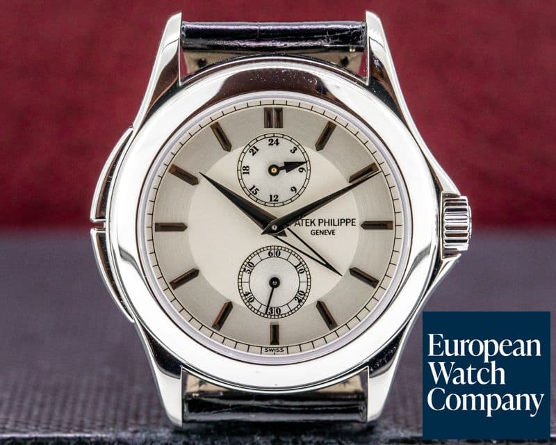 Image of Patek Philippe Travel Time 5134P Manual Silver Dial Platinum 