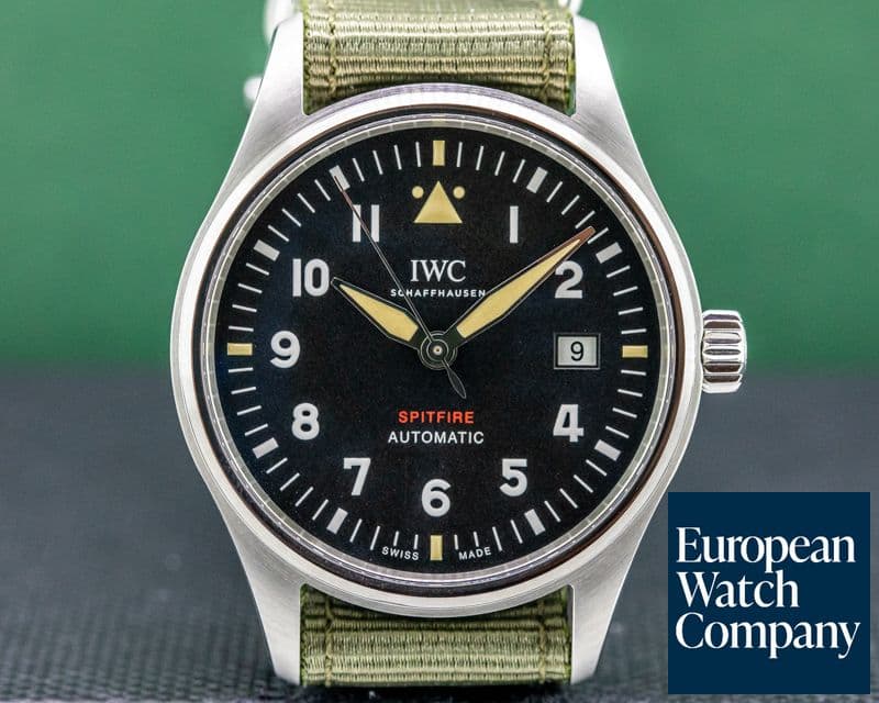 Image of IWC Pilot's Watch Automatic Spitfire SS/Textile Strap
