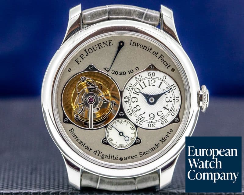 Image of F. P. Journe Tourbillon Souverain Remontoir "Dead Beat Seconds" Platinum 40MM 