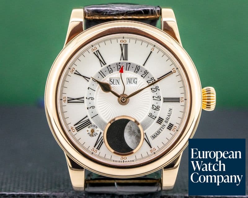 Image of Martin Braun Kephalos Annual Calendar 18K Rose Gold 44.5MM