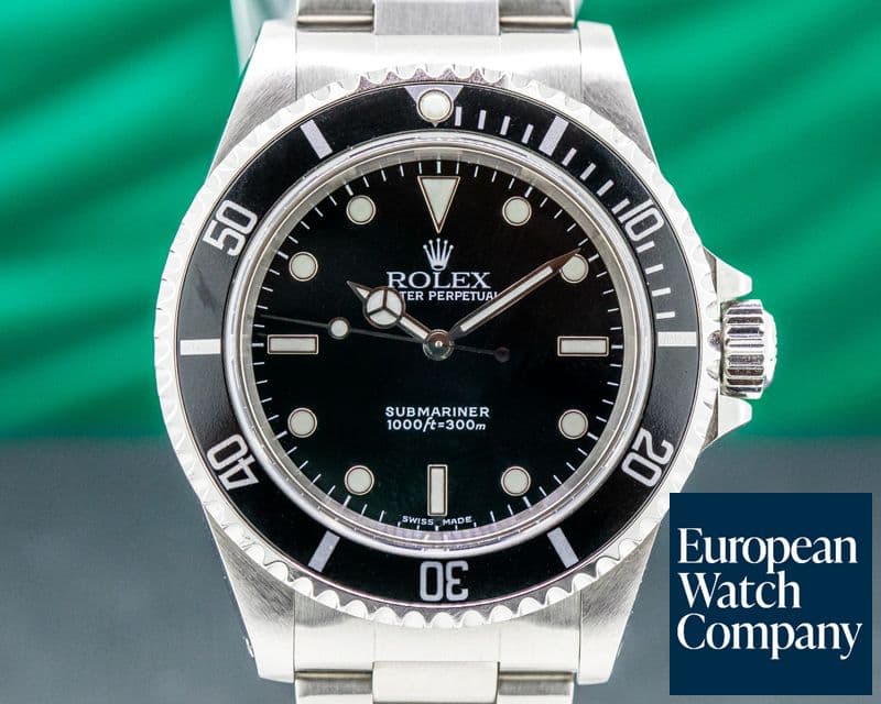 Image of Rolex Submariner No Date SS 2 Line FULL SET 