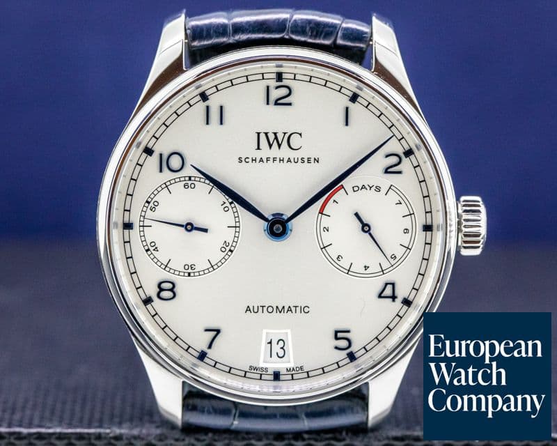 Image of IWC Portugieser 7 Day Automatic SS Silver Dial