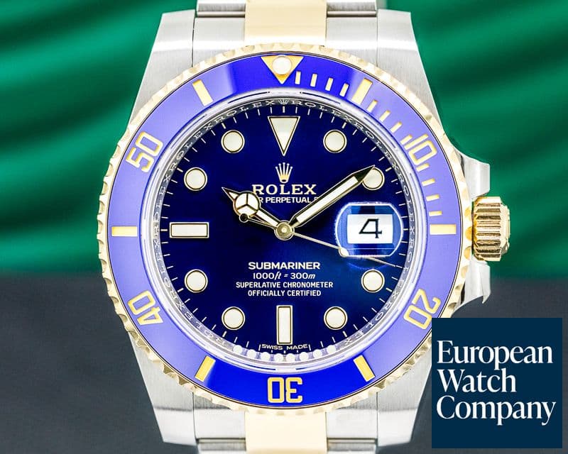 Image of Rolex Submariner Ceramic Blue Dial 18K / SS 2019