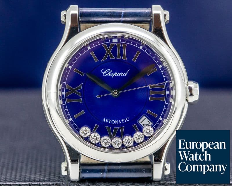 Image of Chopard Happy Sport Medium Automaitc 36mm Blue Dial UNWORN