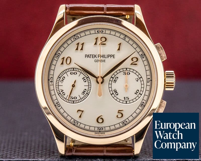Image of Patek Philippe Chronograph 5170 18K Rose Gold Silver Dial 