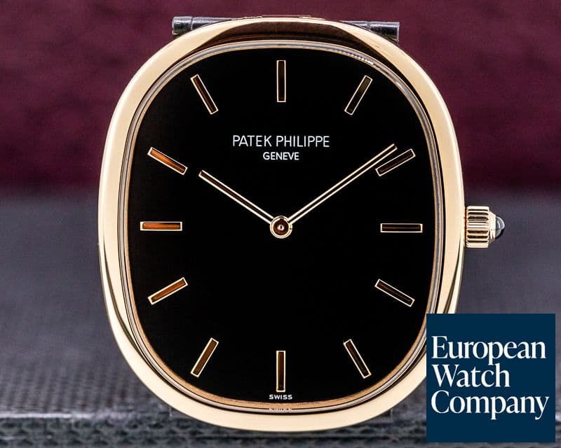 Image of Patek Philippe Golden Ellipse 5738R Rose Gold Black Dial 