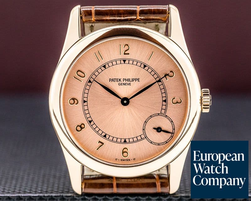 Image of Patek Philippe Calatrava Automatic 18K Rose Gold / Pink Dial