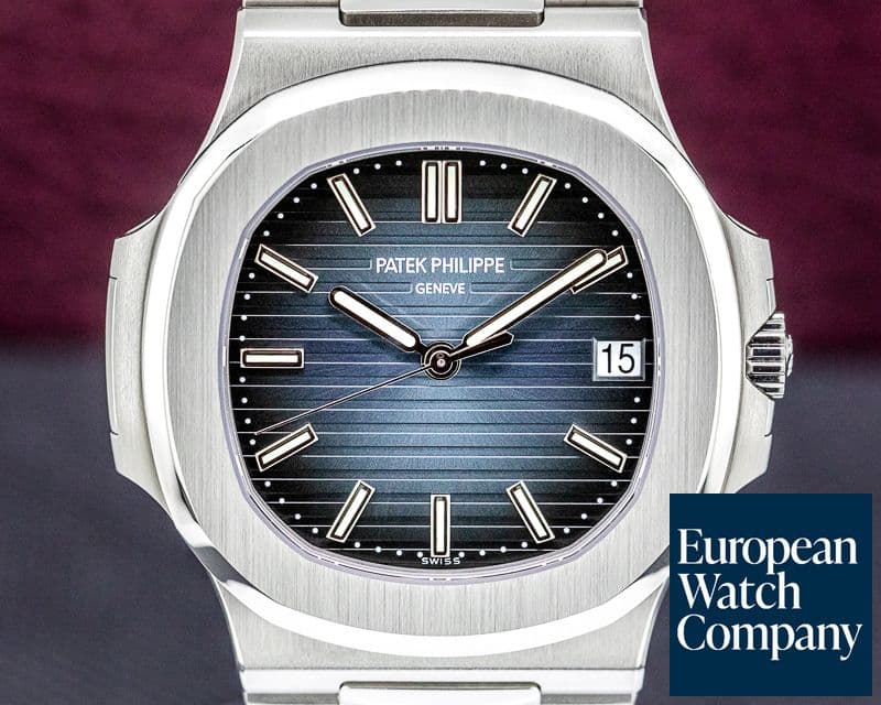 Image of Patek Philippe Jumbo Nautilus Blue Dial SS 2019