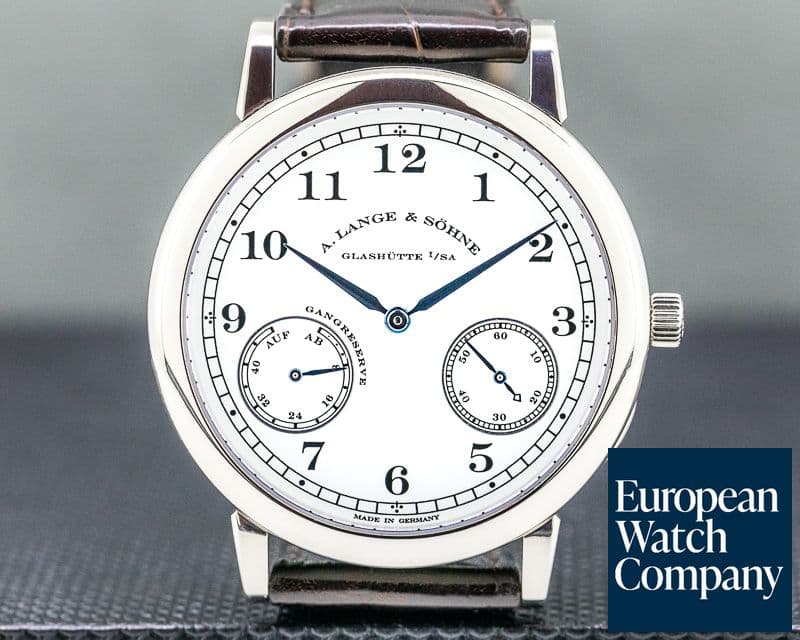 Image of A. Lange and Sohne 1815 Up & Down Walter Lange Limited 18K White Gold RARE 37.5MM