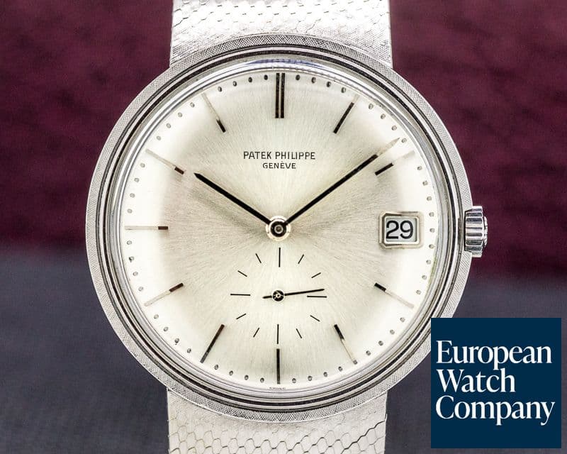 Image of Patek Philippe Vintage Calatrava Automatic 18K White Gold / Silver Dial