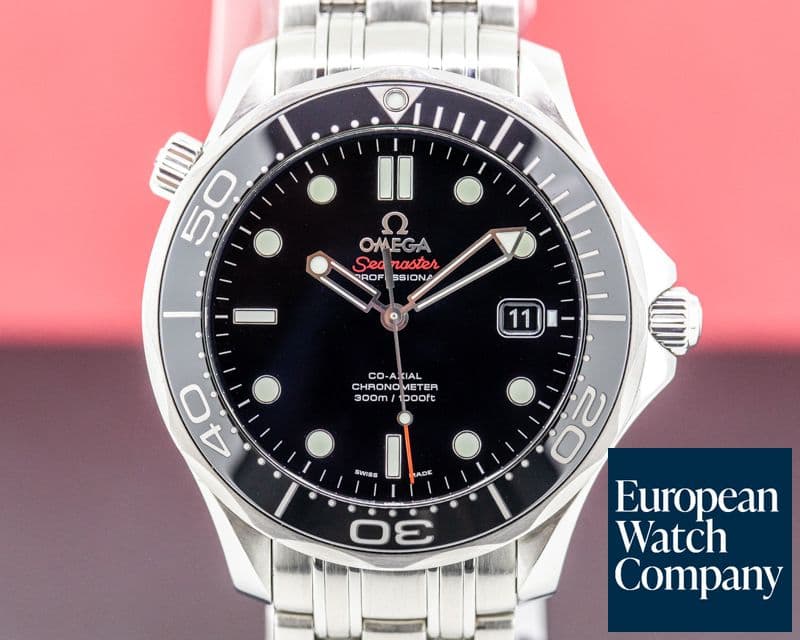 Image of Omega Seamaster Professional SS Co-Axial Black Ceramic Bezel