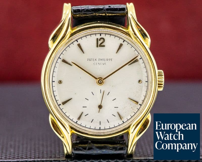 Image of Patek Philippe Vintage "Flame Lugs" 18k Yellow Gold 1953