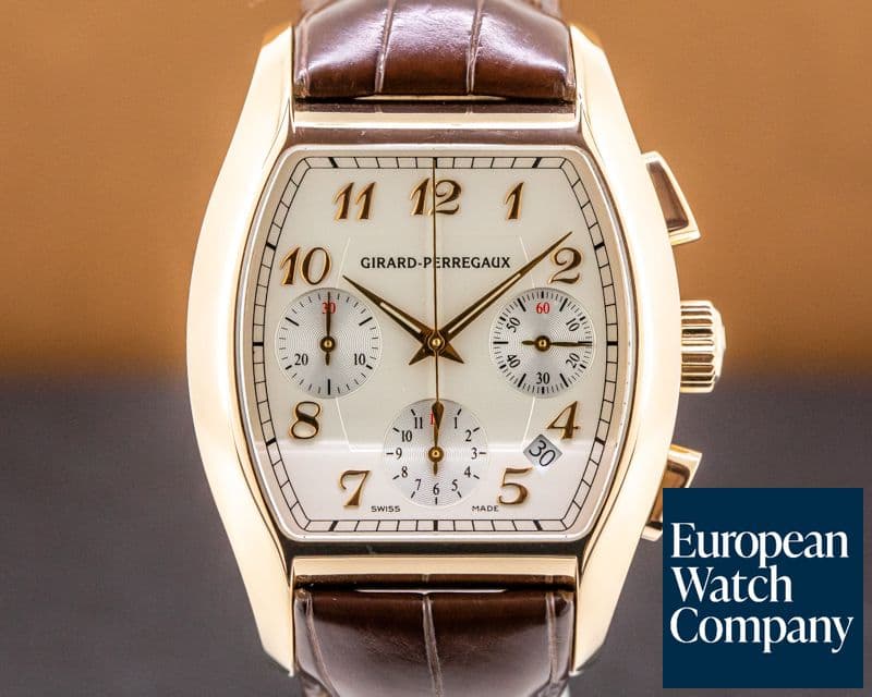 Image of Girard Perregaux Richville Rose Gold Chronograph