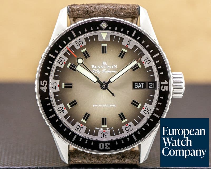 Image of Blancpain Fifty Fathoms Bathyscaphe Day Date 70's LE