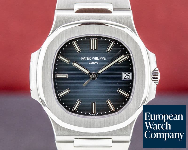 Image of Patek Philippe Jumbo Nautilus Blue Dial SS 2020 UNWORN