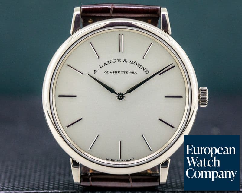 Image of A. Lange and Sohne Saxonia Thin Manual Wind 18K White Gold 