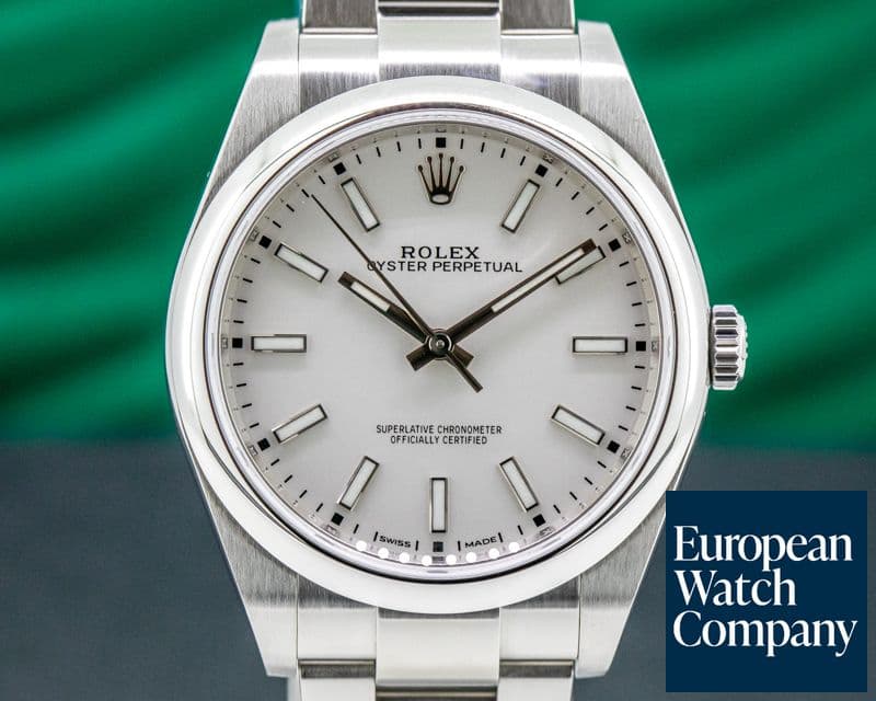 Image of Rolex Oyster Perpetual SS White Stick Dial 