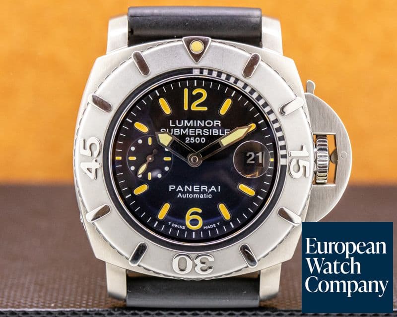 Image of Panerai Luminor Submersible SS Limited to 1000 Pieces VERY NICE