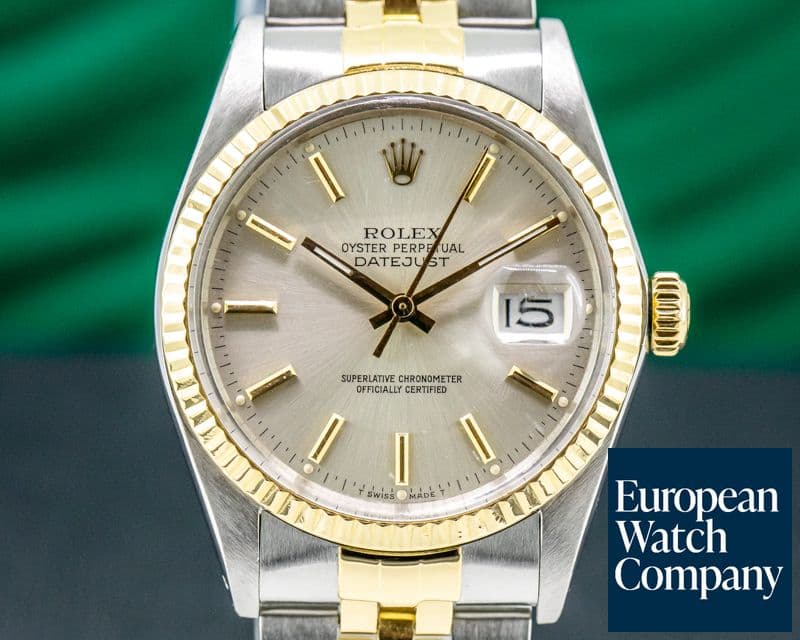 Image of Rolex Datejust Silver Dial SS / 18K