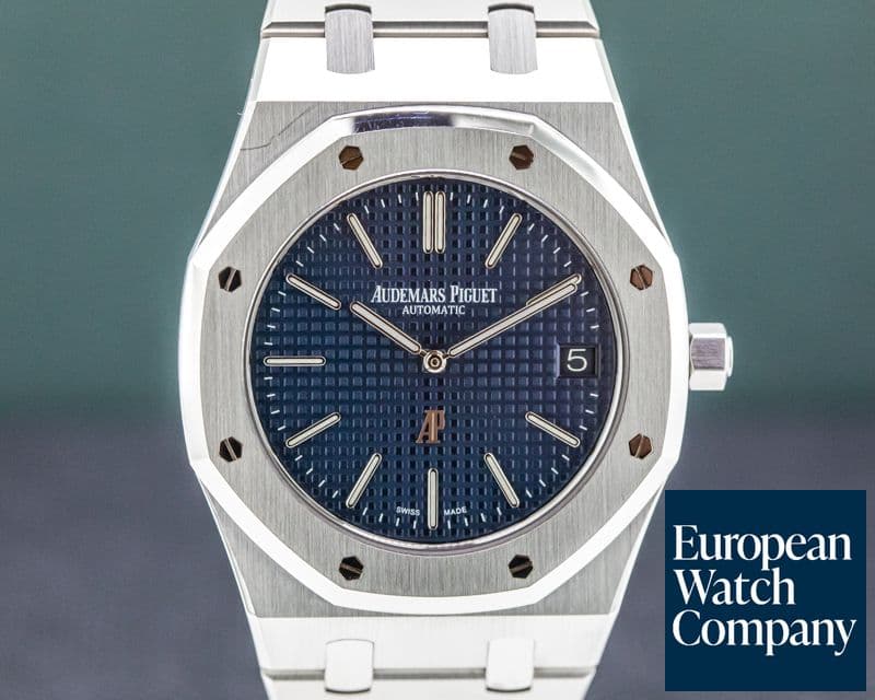 Image of Audemars Piguet Royal Oak Extra Thin Blue Dial SS 15202ST 