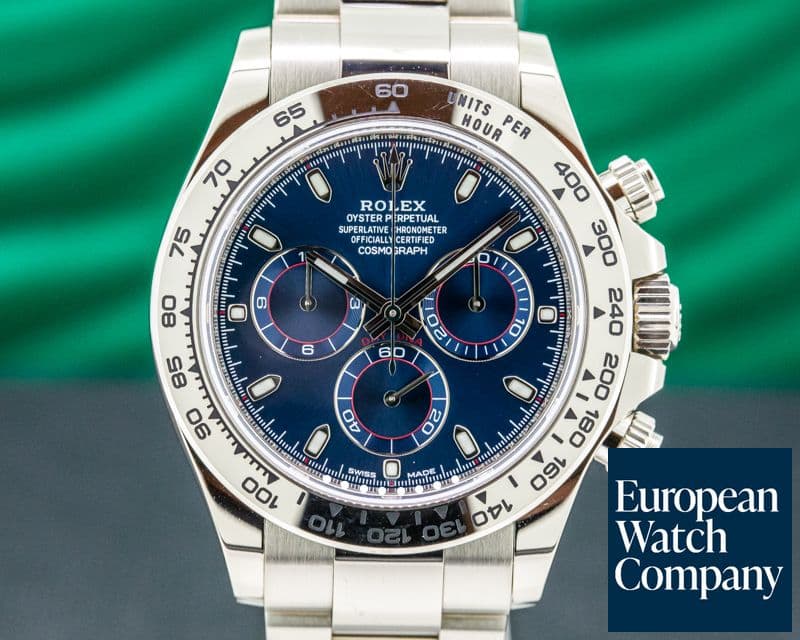 Image of Rolex Daytona 116509 Blue Dial 18K White Gold
