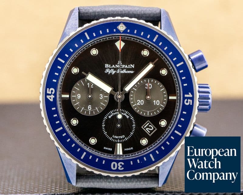 Image of Blancpain Fifty Fathoms Bathyscaphe Chronograph Ocean Commitment II 