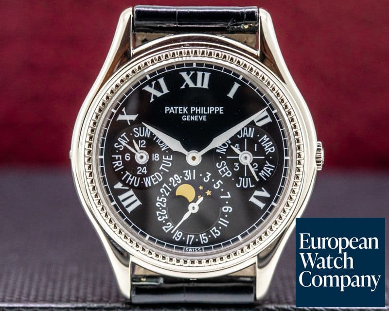 Image of Patek Philippe Perpetual Calendar 5038G 18K White Gold / Black Roman Dial Limited