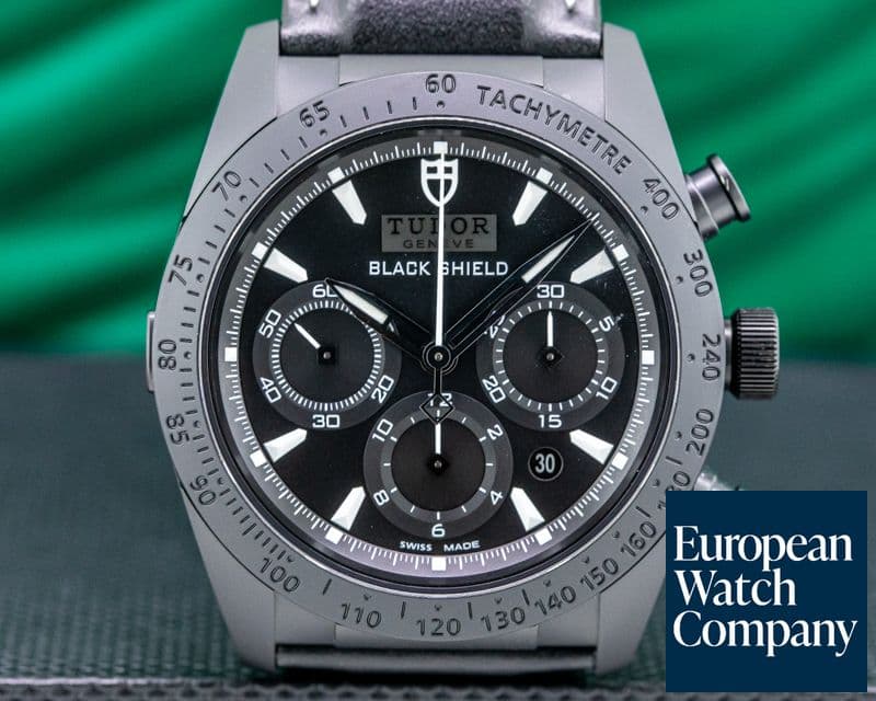 Image of Tudor Fastrider "Black Shield" Chronograph Ceramic 