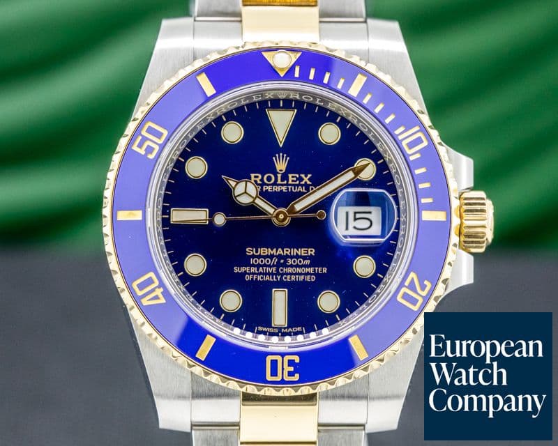 Image of Rolex Submariner Ceramic Blue Dial 18K / SS 2019