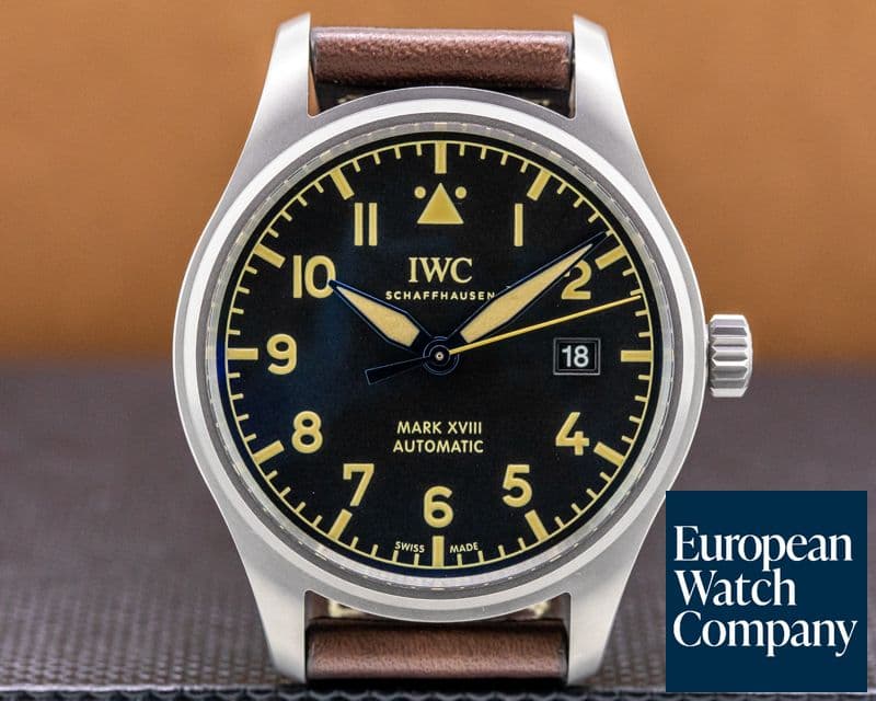 Image of IWC Mark XVIII Heritage Black Dial Titanium