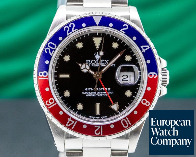 Image of Rolex GMT Master II SS Red / Blue Pepsi Bezel 