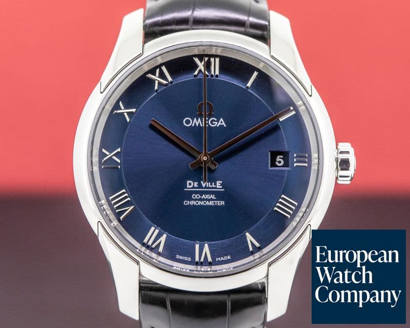 Image of Omega Co Axial Chronometer SS / Leather