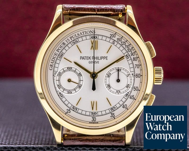 Image of Patek Philippe Chronograph 18K Yellow Gold Pulsation Dial