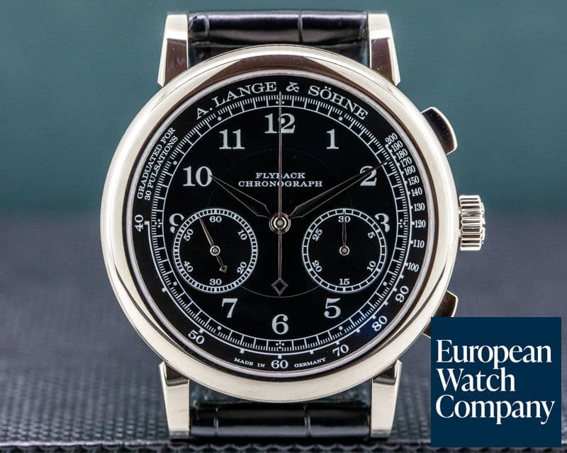 Image of A. Lange and Sohne 1815 414.028 Chronograph 18K White Gold 2018 DEPLOYANT
